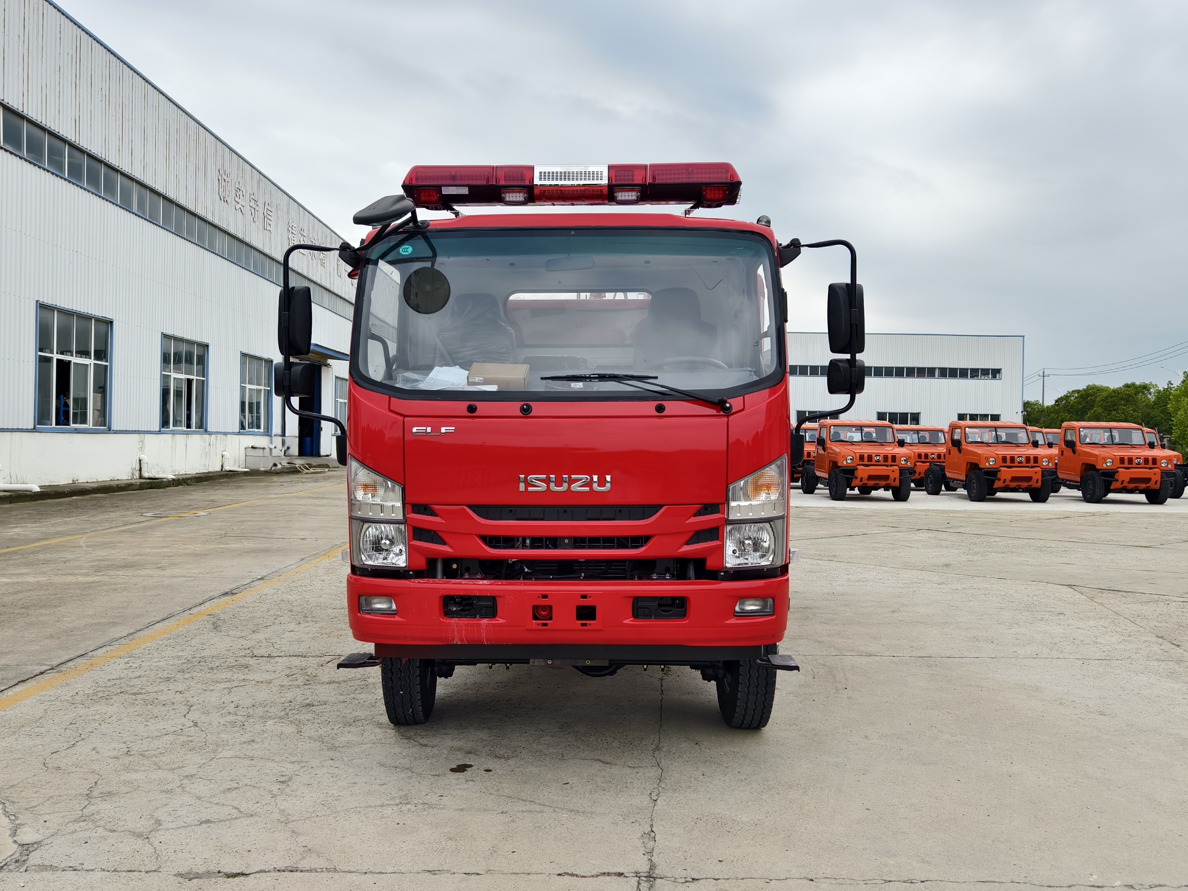 庆铃四驱3.5吨水罐消防车