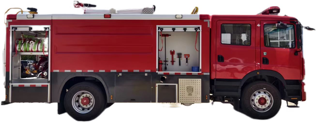 消防车中的消防器材：灭火救援的...